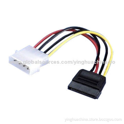 Serial ATA Power Cable with SATA Connectors and Wire HarnessNew